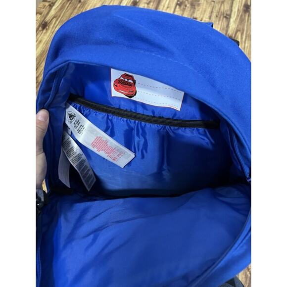 NWT Lightning McQueen Kids Backpack Blue RSN Nitroade - Picture 5 of 10